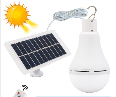 BOMBILLO SOLAR RECARGABLE CON LUZ