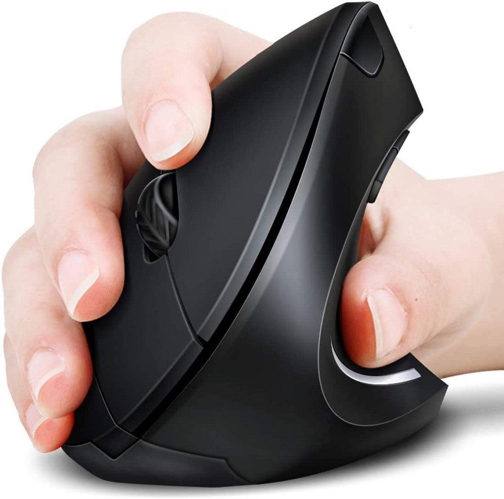 Mouse ergonómico vertical recargable