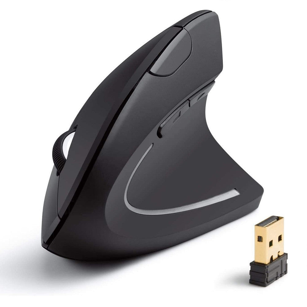 Mouse ergonómico vertical recargable