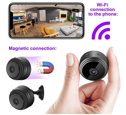 Mini Camara Espia Wifi Visión Nocturna